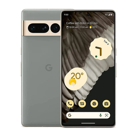 Google Pixel 7 Pro 5G, 512GB ROM 12GB RAM, écran 6.7" AMOLED NFC, Google Tensor G2 Octa Core, téléphone Android déverouillé, Original Phone