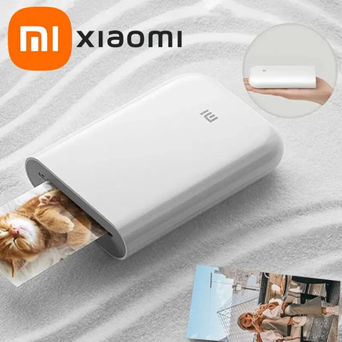 Mini imprimante Xiaomi photo de poche portable, Bluetooth sans fil, impression thermique, vidéo AR, ATA JIA ZINK, document auto-adhésif, original, nouveau