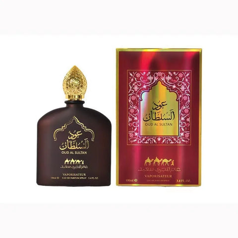 Vaporisateur de parfum Oud Al Sultan, Arabe, hommes et femmes, 100ml