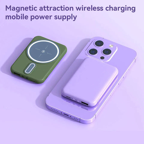 Batterie Xiaomi externe magnétique sans fil, 20000mAh, Charge Rapide, Mince et Compacte, Portable, Accessoires pour Téléphone Portable