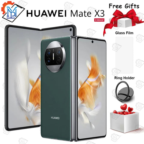 Huawei Mate X3 4G, 256/512Go/1To ROM, 8Go RAM, téléphone mobile écran pliable 7.85" en verre Kunlun, Snapdragon 8+ Gen 1 HarmonyOS 3.1 NFC, Smartphone